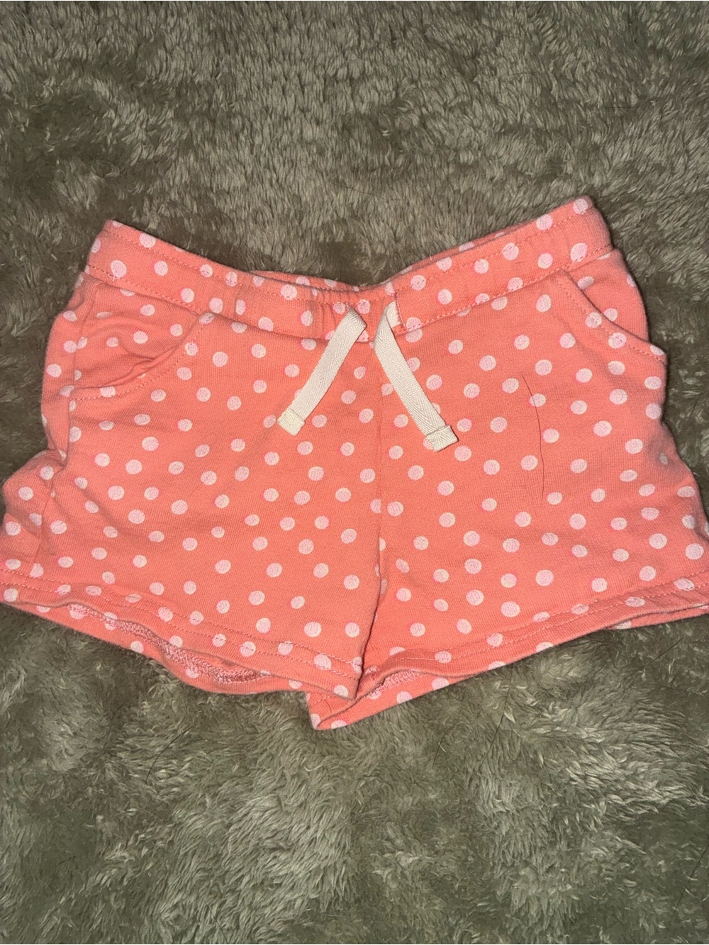 Carter's Coral Pink Polka Dot Girls' Shorts